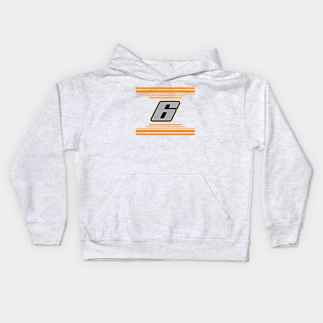 Brad Keselowski #6 2024 NASCAR Design Kids Hoodie by AR Designs 